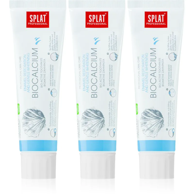 Splat Professional Biocalcium βιοδραστική οδοντόκρεμα για την αποκατάσταση του σμάλτου δοντιών και ήπια λέυκανση