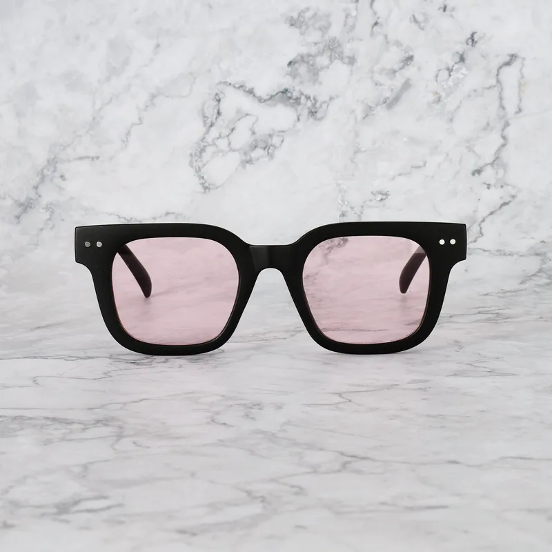 WILLIAM TWO 3EP2M - WILLIAM TWO - MATT BLACK - PINK Sunglasses | Matt Black | Ροζ Shades | Explicit Poets Sunglasses