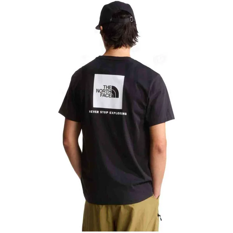 T-shirt με κοντά μανίκια The North Face M EVOLUTION BOX NSE REGULAR SHORT SLEEVE TNF BLACK/TNF WHITE