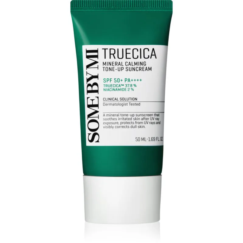 Some By Mi Truecica Mineral Calming Tone-up Suncream καταπραϋντική και προστατευτική κρέμα SPF 50+ 50 ml