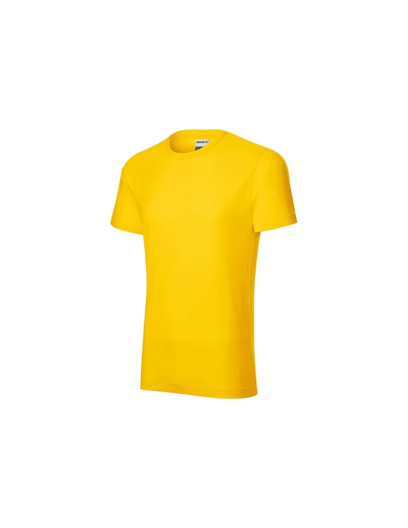 Rimeck Ανδρικό Διαφημιστικό T-shirt Κοντομάνικο σε Κίτρινο Χρώμα MLI-R0104