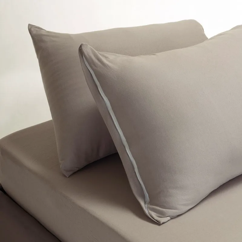 Σεντόνι Μεμονωμένο Κούνιας 70X140+20Cm Melinen Jersey New Light Grey Με Λάστιχο (70x140+20cm)