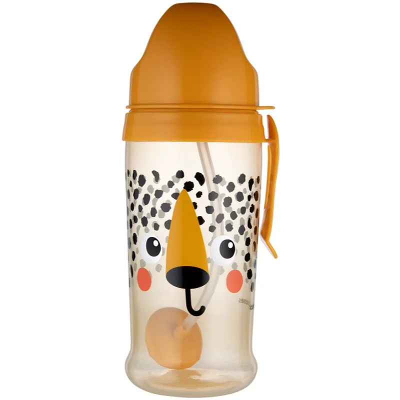 Canpol babies BabiesBoo Sport Cup αθλητικό μπουκάλι με καλαμάκι με βάρος Gepard 350 ml