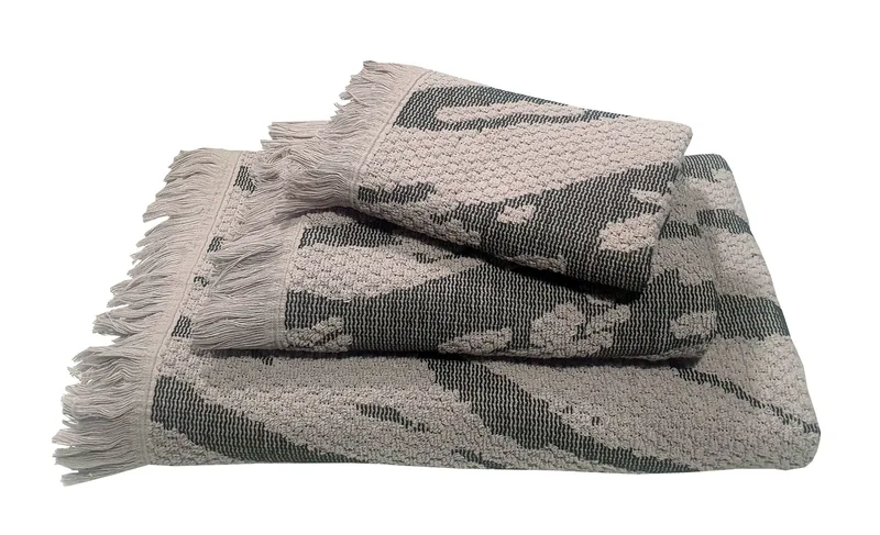 Πετσέτα Le Blanc Πεννιέ Ζακάρ 525gr/m2 NAXOS Grey Σώματος 70x140