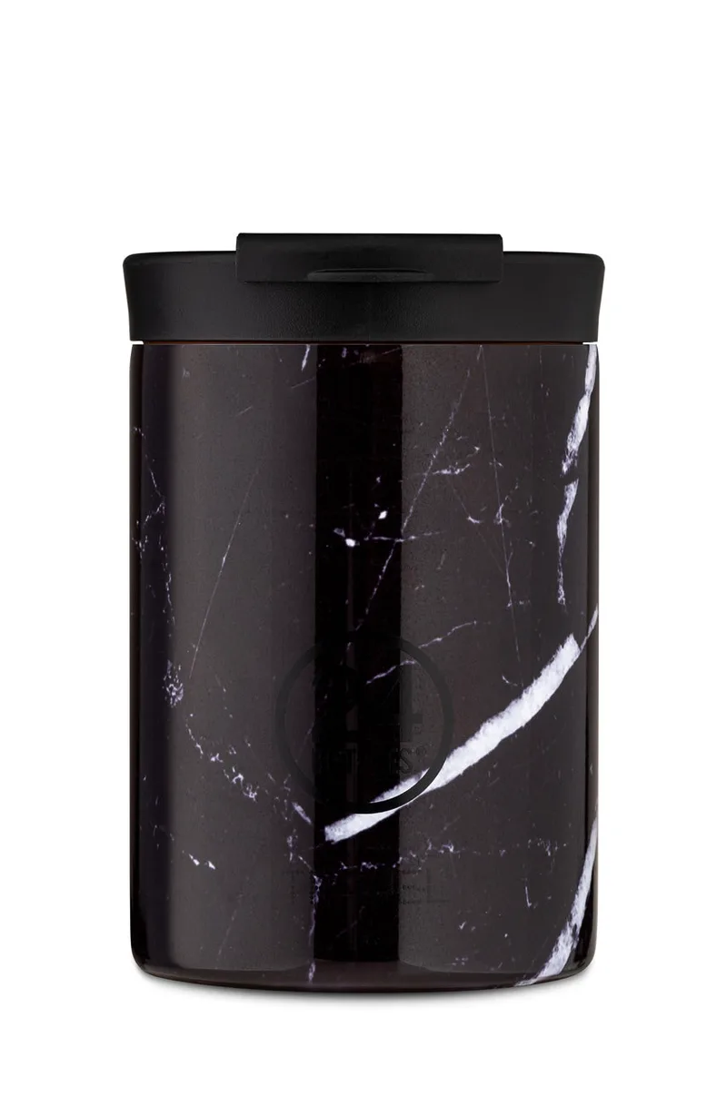 24bottles - Ισοθερμική κούπα Travel Tumbler Black Marble 350ml