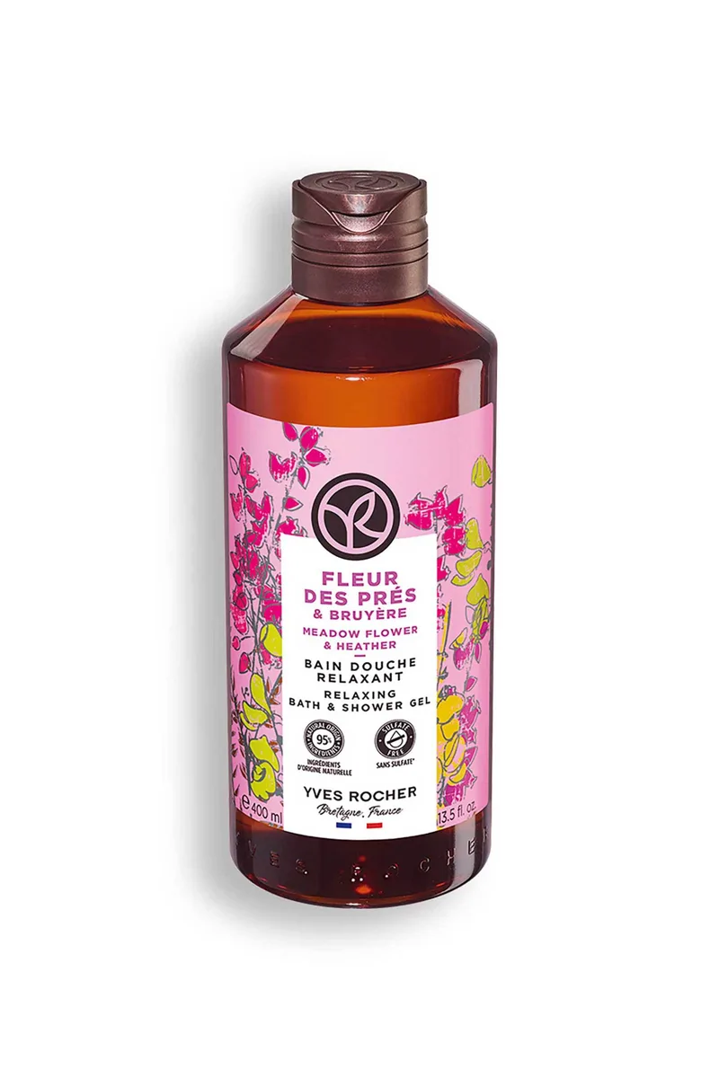 Yves Rocher Meadow Flower & Heather Shower Gel - 14238
