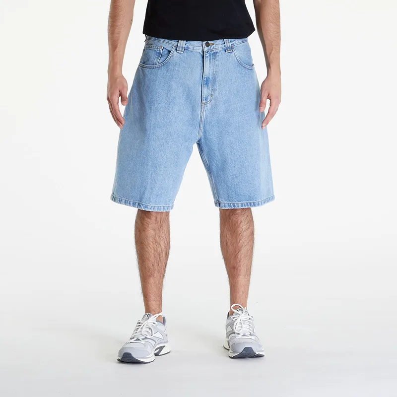 Σορτς Carhartt WIP Brandon Short Blue Stone Bleached S
