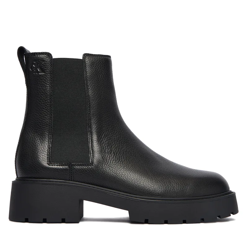 Μποτάκια με λάστιχο Calvin Klein YW0YW02072 Μαύρο