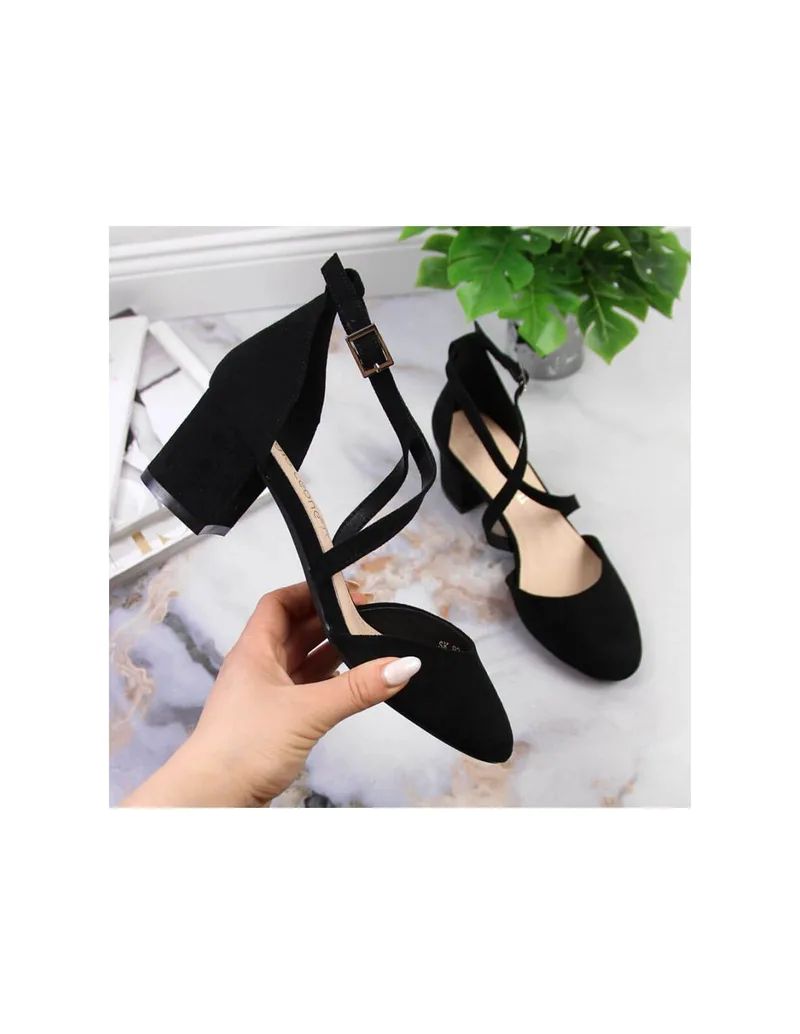 Sandals with straps Sergio Leone W SK365A black