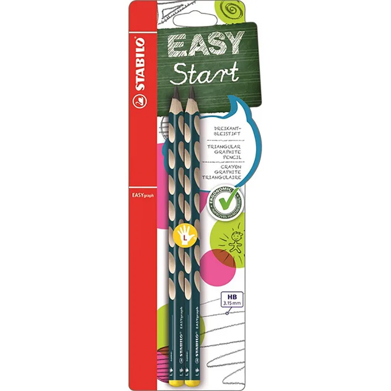 BL STABILO ΜΟΛΥΒΙ EASYgraph 2 ΤΕΜ Left