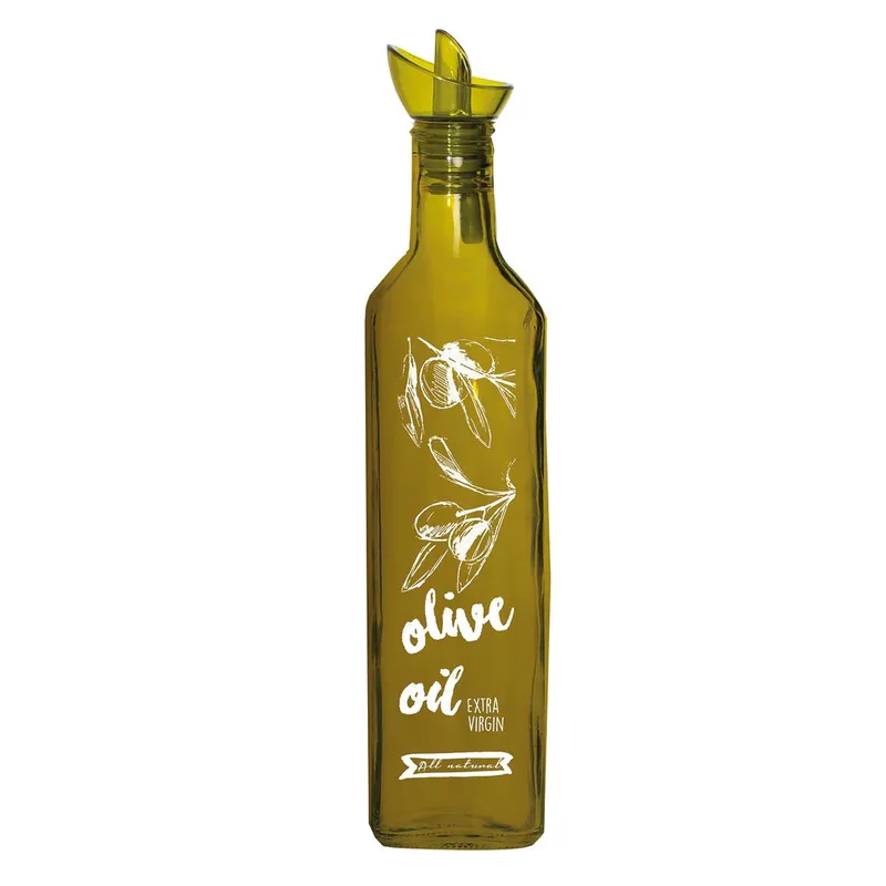 Μπουκάλι Για Λάδι Γυάλινο Τετράγωνο 500ml