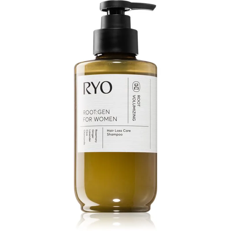 RYO Root:Gen Hair Loss Care Shampoo δυναμωτικό σαμπουάν κατά της τριχόπτωσης για γυναίκες 353 ml