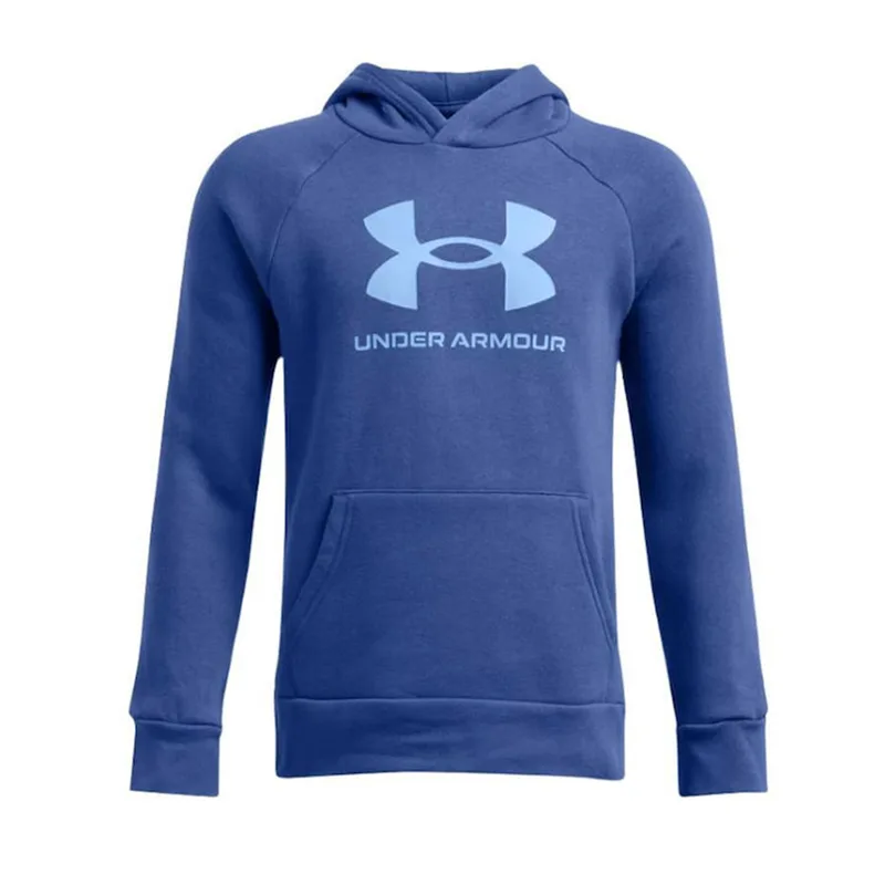 Under Armour Kids Rival Fleece Hoodie (1379791-432)