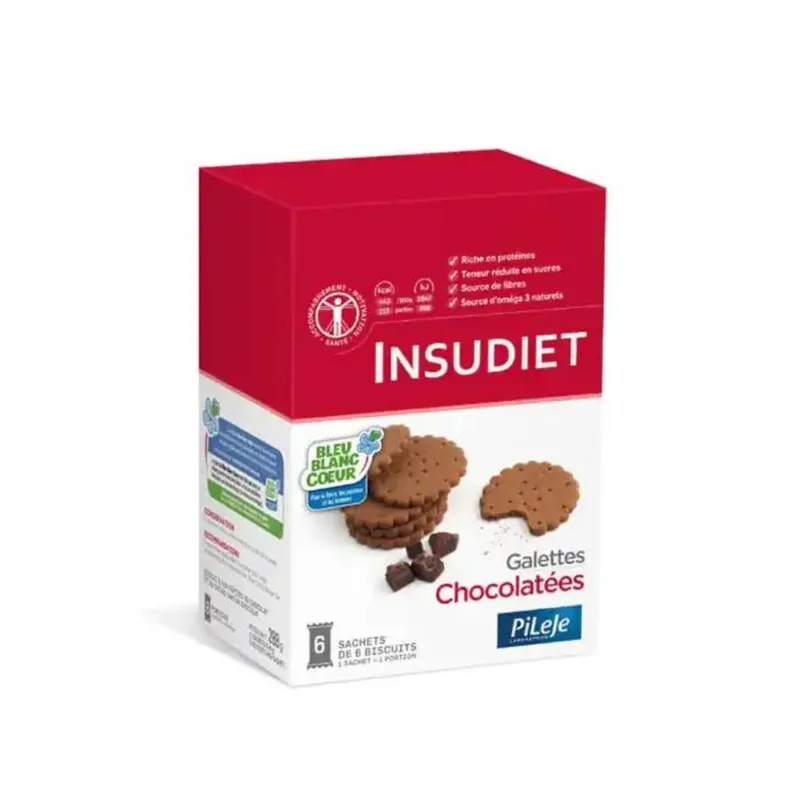 Insudiet Chocolate biscuits 6 sachets