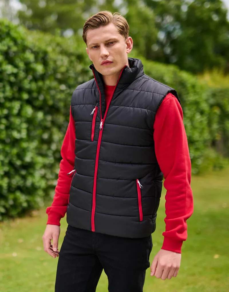 Ανδρικό Αμάνικο Μπουφάν Navigate Thermal TRA892 Regatta Black/Classic Red