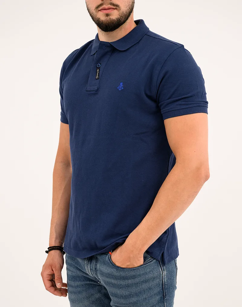 EXPLORER ΜΠΛΟΥΖΑ POLO BASIC 2621102000-MARINE DarkBlue