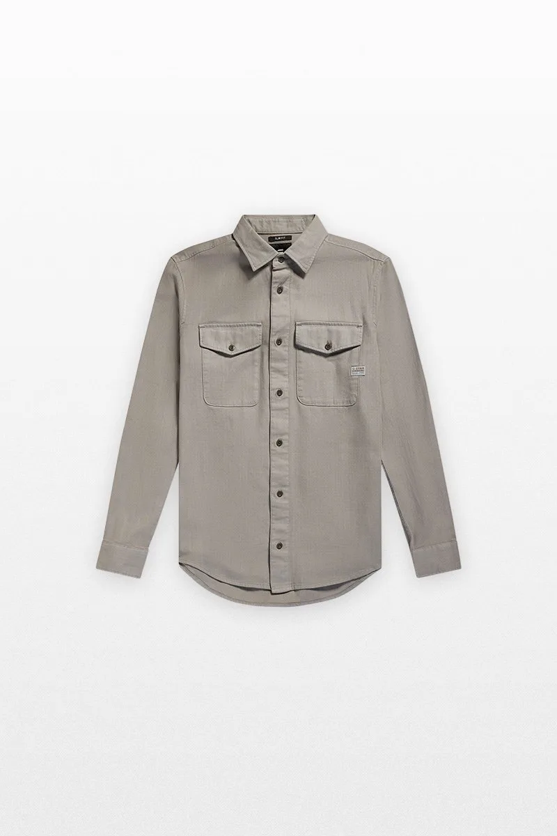 G-STAR Ανδρικό Πράσινο Marine Slim Shirt In Green