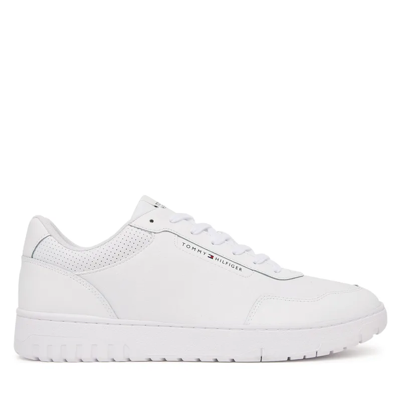 Αθλητικά Tommy Hilfiger Th Basket Core Leather FM0FM05927 Λευκό
