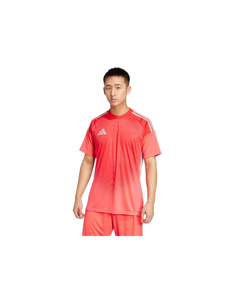 adidas Tiro 25 Competition Jersey Short Sleeve Men's Goalkeeper Shirt Red JI9717