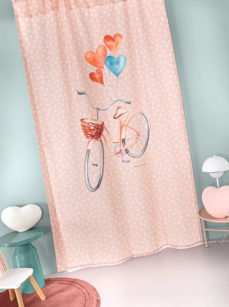 Παιδική Κουρτίνα Guy Laroche Bebe Amore Salmon 145x270