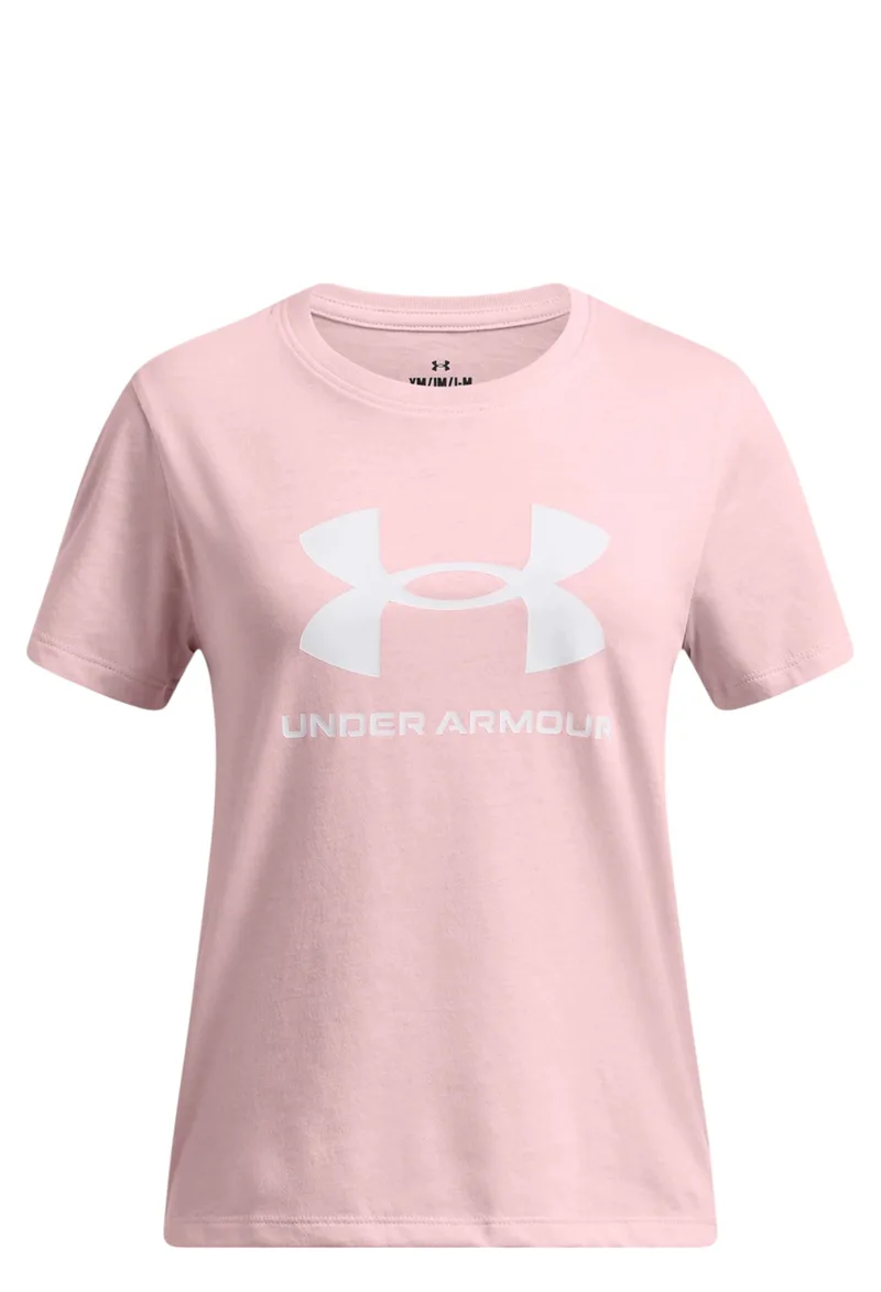 Μπλούζα Κοντομάνικη Under Armour Big Logo 1389756-647 Κορίτσι