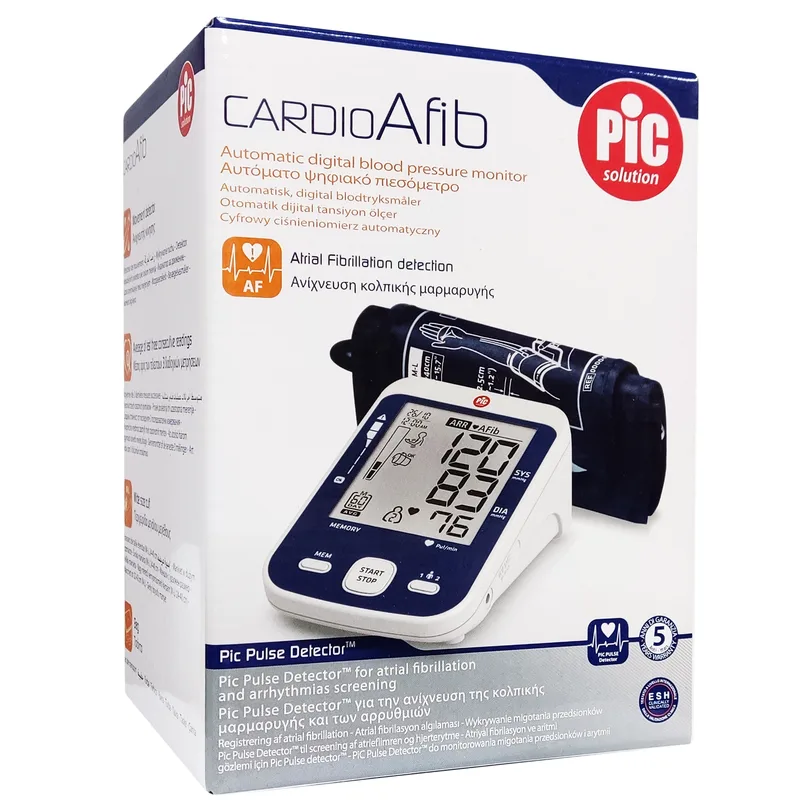 Pic Solution Cardio Afib Automatic Blood Presure Monitor Αυτόματο Ψηφιακό Πιεσόμετρο με Ανίχνευση Κολπικής Μαρμαρυγής 1 Τεμάχιο