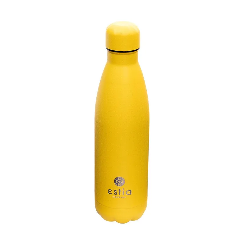 ΘΕΡΜΟΣ TRAVEL FLASK SAVE THE AEGEAN 500ml BURNT YELLOW