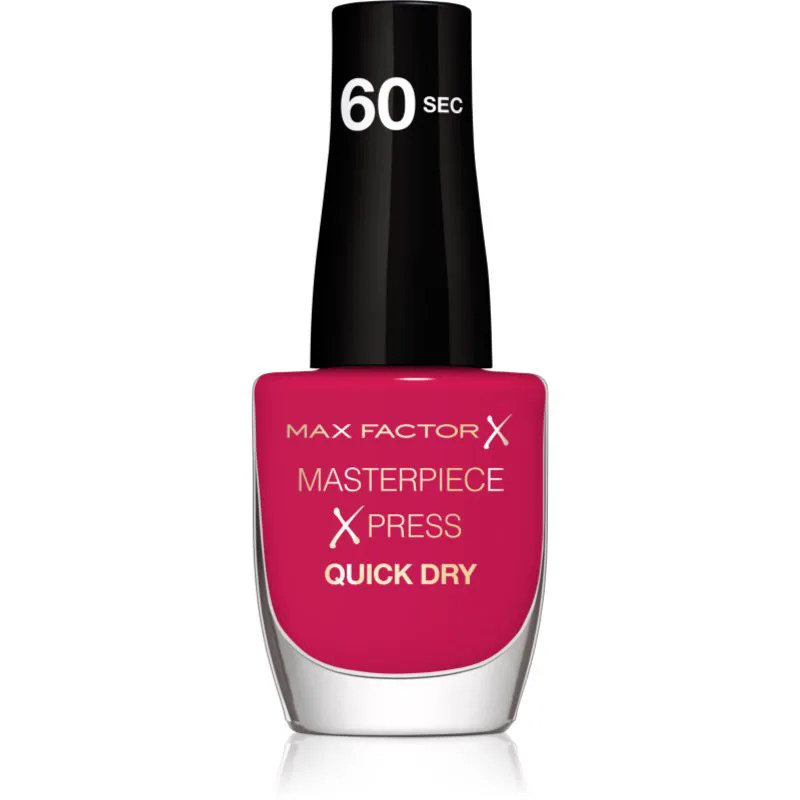 Max Factor Masterpiece Xpress βερνίκι νυχιών με γρήγορο στέγνωμα απόχρωση 250 Hot Hibiscus 8 ml