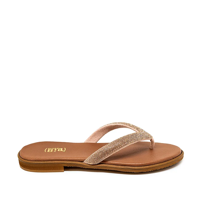 Bigshoes GA0105-39 Δερμάτινο Σανδάλι Χαλκός