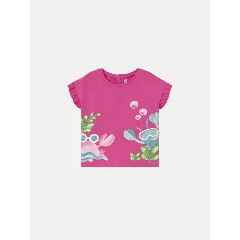 Mayoral T-Shirt 1048 Ροζ Regular Fit