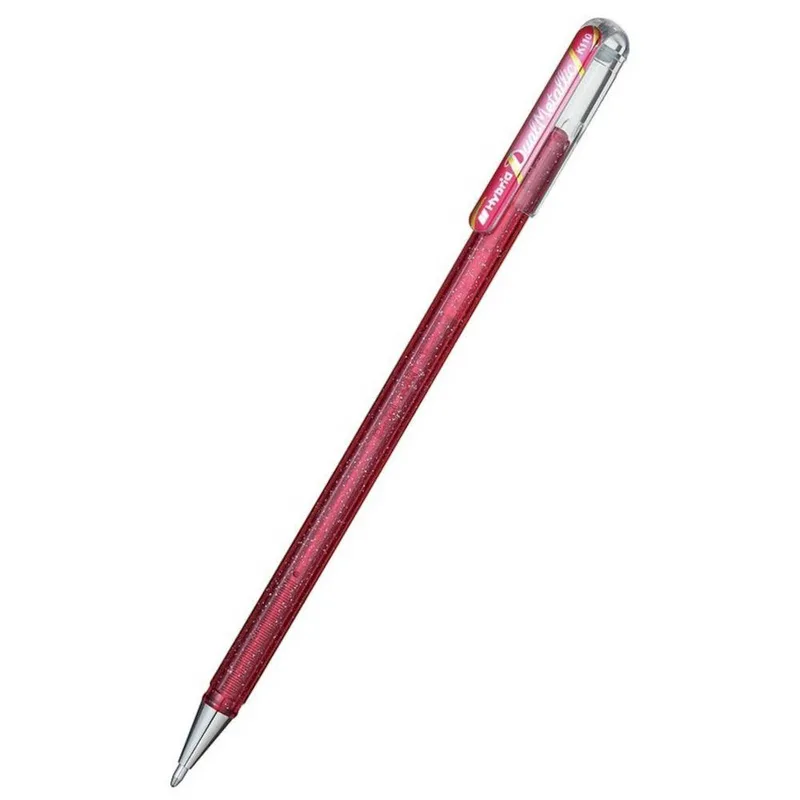 Pentel Hybrid Dual Metallic Gel 1.0mm Ροζ
