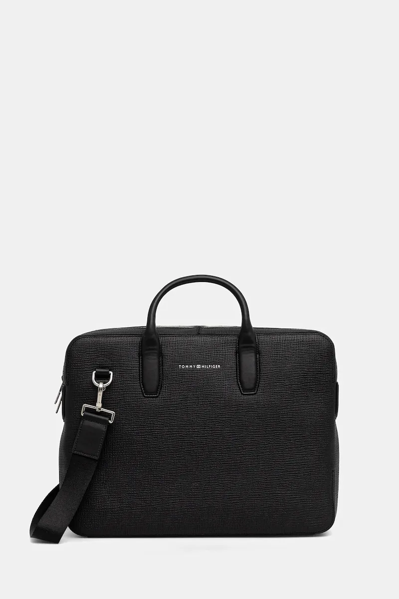 Δερμάτινη τσάντα φορητού υπολογιστή Tommy Hilfiger 40 x 30 x 6 cm