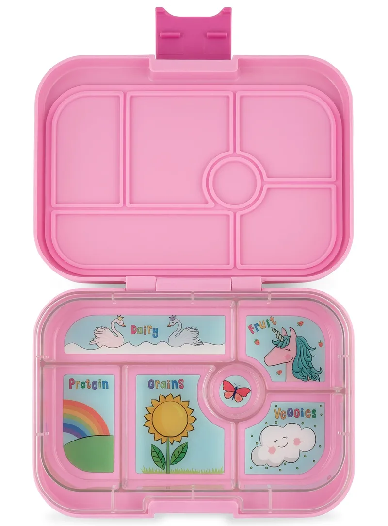 Φαγητοδοχείο Yumbox Original 6-sections - Power Ροζ / Unicorn