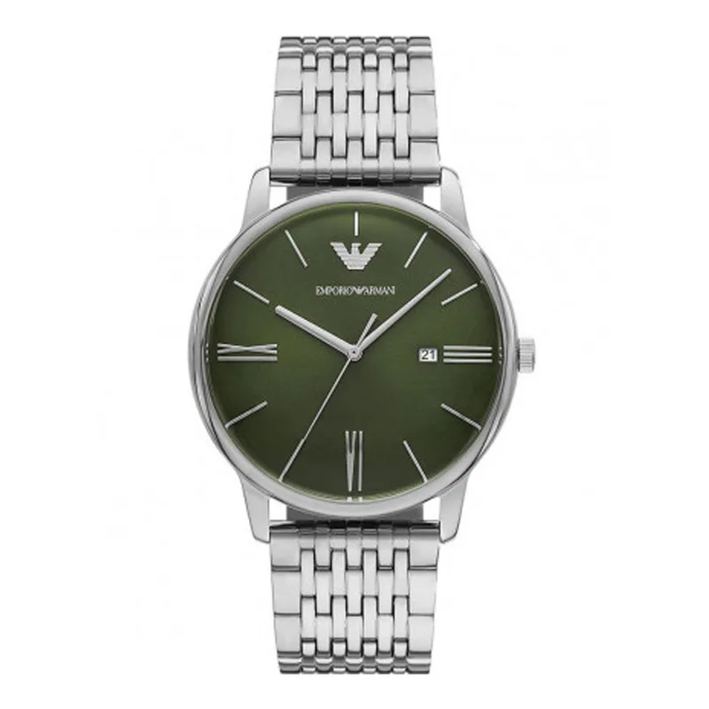 EMPORIO ARMANI Minimalist Silver Stainless Steel Bracelet AR11644
