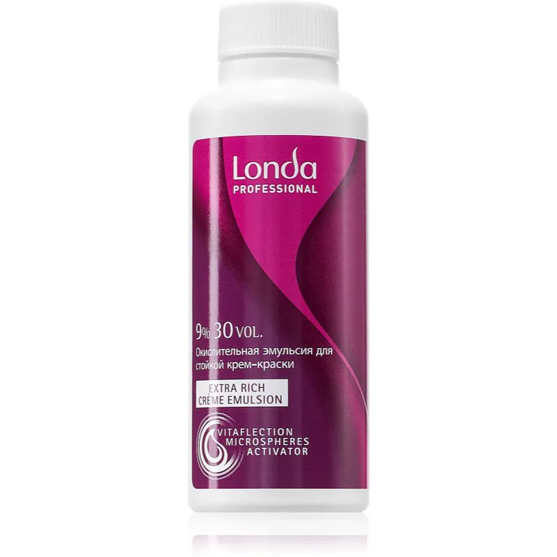 Londa Professional Permanent Color γαλάκτωμα ενεργοποίησης για όλους τους τύπους μαλλιών 9 % / 30 Vol. 60 ml