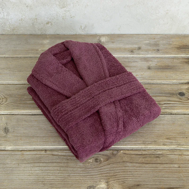 Μπουρνούζι Με Γιακά Nima Asana Bordeaux