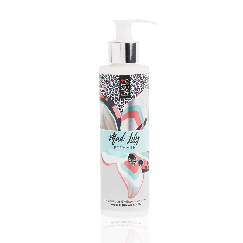 BODY MILK MAD LILY ΜΕ ΕΚΧΥΛΙΣΜΑ ΤΖΙΝΤΖΕΡ 200ML