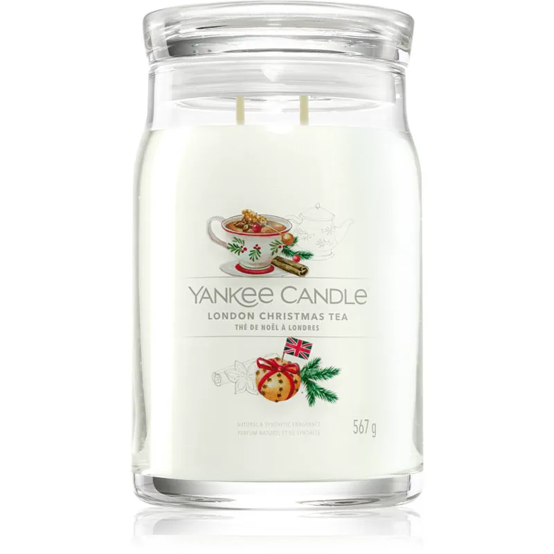 Yankee Candle London Christmas Tea αρωματικό κερί 567 γρ