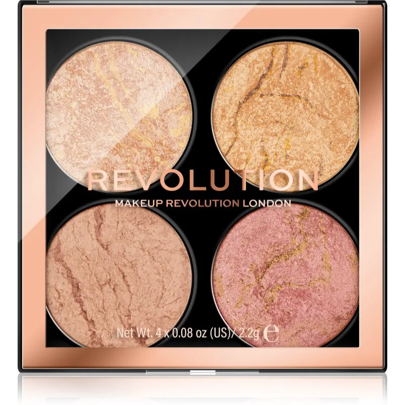 Revolution Cheek Kit Παλέτα για το πρόσωπο απόχρωση Fresh Perspective 4x2.2 γρ