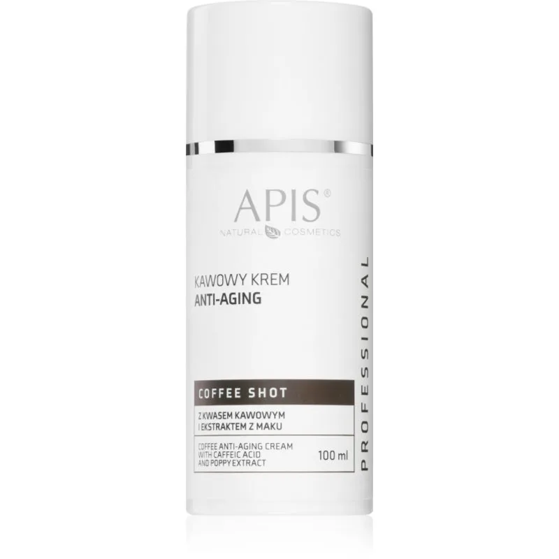 Apis Natural Cosmetics Coffee Shot συσφικτική και λειαντική κρέμα με εκχυλίσματα απο καφέ 100 ml