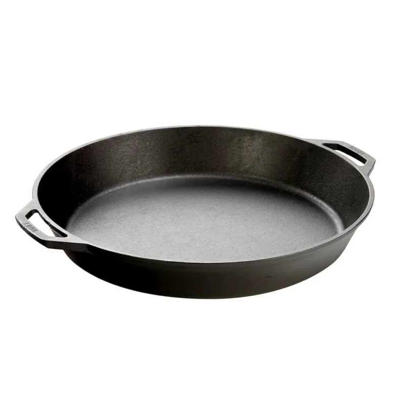Lodge Τηγάνι Μαντεμένιο Με Δύο Λαβές 43,18cm