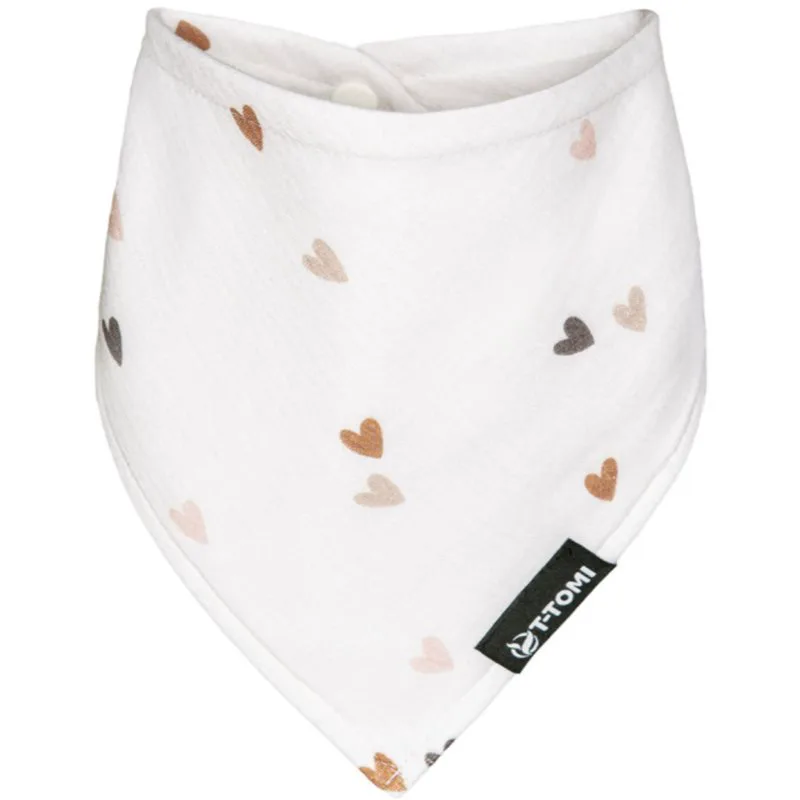 T-TOMI Muslin Bib Love σαλιάρα 30 x 45 cm 1 τμχ