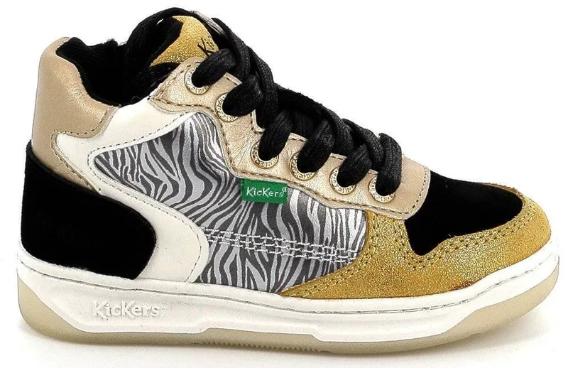 ΜΠΟΤΑΚΙ KICKERS KICKLAX 910880 ΖΕΒΡΕ ΚΙΤΡΙΝΟ/ΜΑΥΡΟ (EU:30)