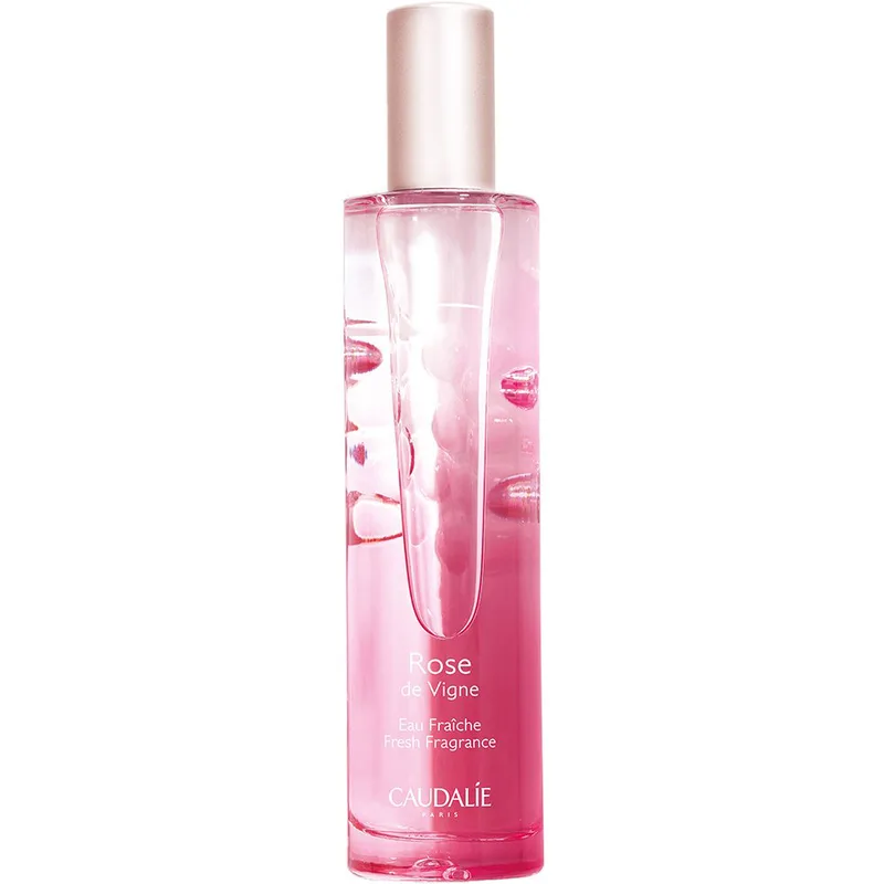 Caudalie Rose de Vigne Fresh Fragrance Γυναικείο Φρέσκο & Λουλουδάτο Άρωμα με Νότες από Τριαντάφυλλο, Ραβέντι & Λευκού Μόσχου 50ml