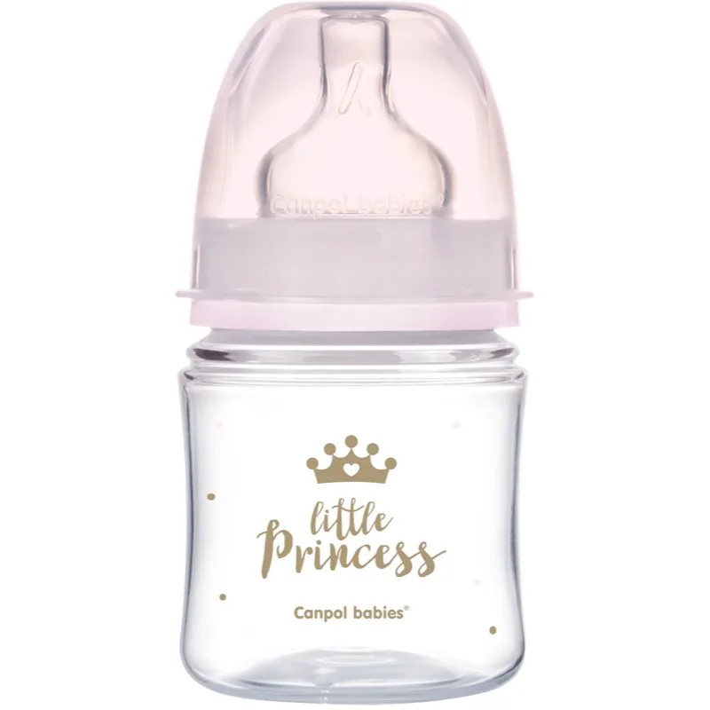 Canpol babies Royal Baby μπιμπερό 0m+ Ροζ 120 ml