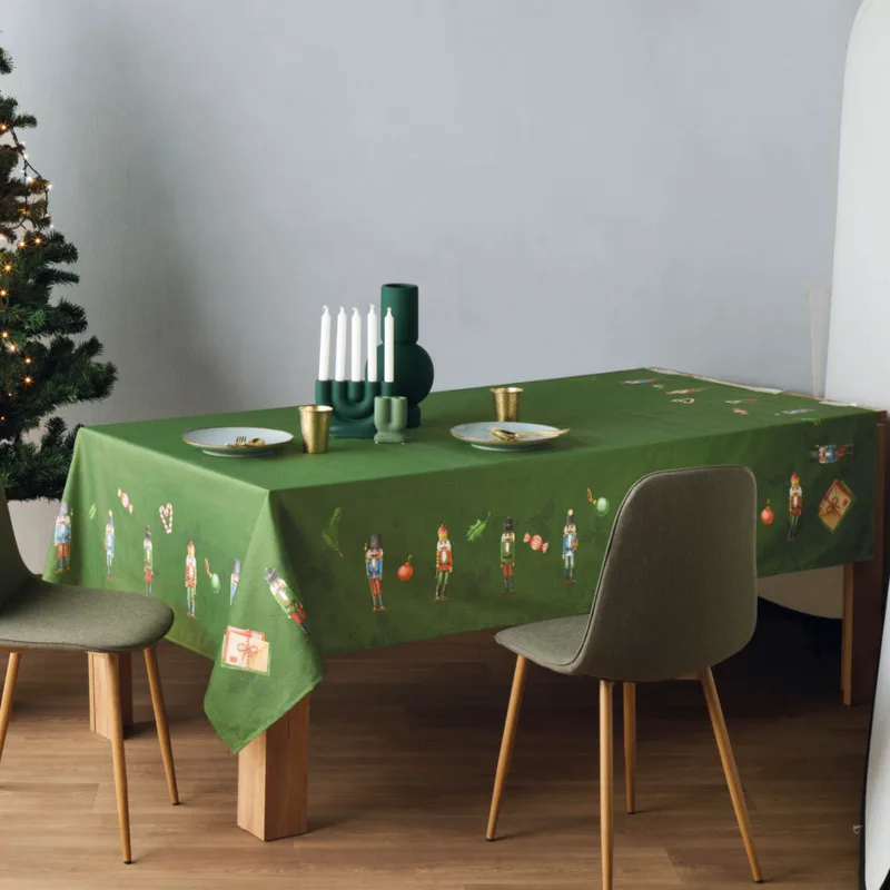 Χριστουγεννιάτικο Τραπεζομάντηλο (160x230) Kentia Loft Snow 255