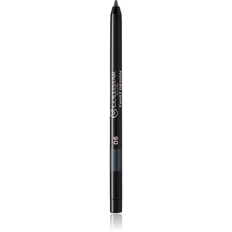 Collistar Twist Design Eye Pencil τζελ μολύβι για τα μάτια απόχρωση 06 - Ασημί Etereo 0.54 γρ
