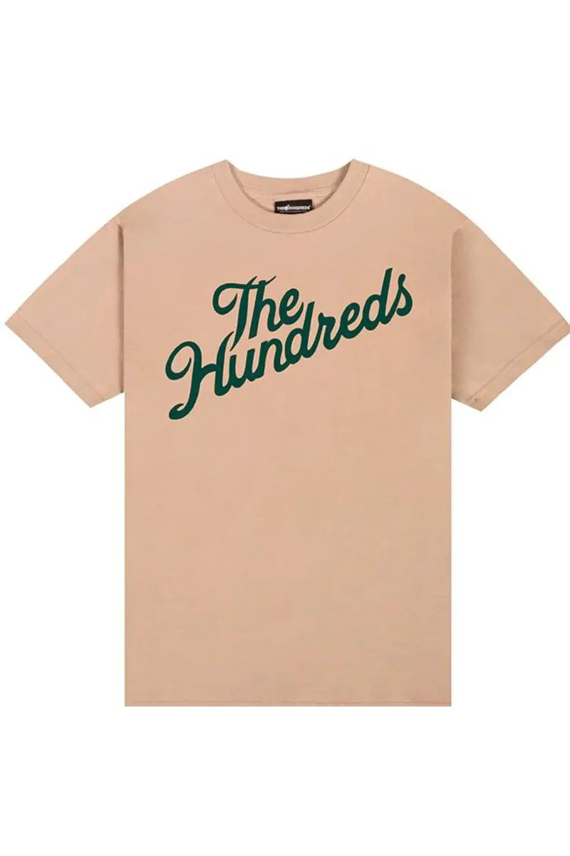 THE HUNDREDS T Shirts Slant Logo T-Shirt - ΜΠΕΖ-F23S101002-BEIGE