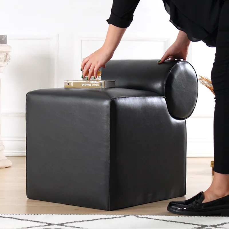 Πουφ Rohin Deri Puf - Black 209Flf1382 (6)