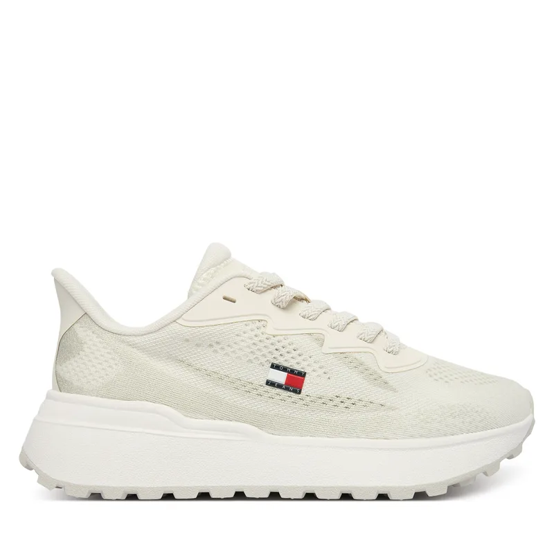Αθλητικά Tommy Jeans Tjw Sporty Knit Runner EN0EN02962 Λευκό